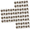 KONTONTY 36 Pièces Serrure cadenas multifonctionnel cadenas polyvalent cœur petit cadenas coeur cadenas à bagages ecole sécurité box domotique cadenas de valise mini cadenas le fer Coffee