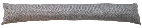 Regina Müller Zugluftstopper Windstopper Türdichtung Fensterdichtung 80-130 cm (100 x 9 cm) Grau Schaumstoff