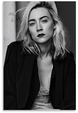 ZAJSGPUR Movie Actress Saoirse Ronan Vintage Art Poster Dekorative Malerei Leinwand Wandkunst Wohnzimmer Poster Schlafzimmer Malerei 12x18inch(30x45cm)