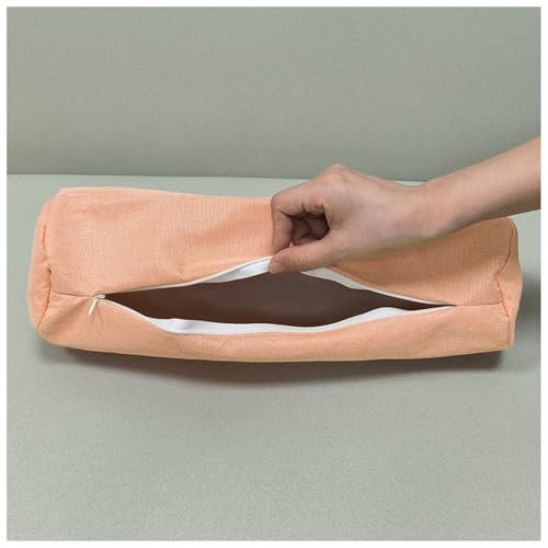 BLLMTEAR Bezug for Nackenrollen-Nackenrollenbezug Nackenkissenbezug mit Reißverschluss Cover for Kissenrollen Nackenkissenrollen(@7,20x80cm/8x31in)