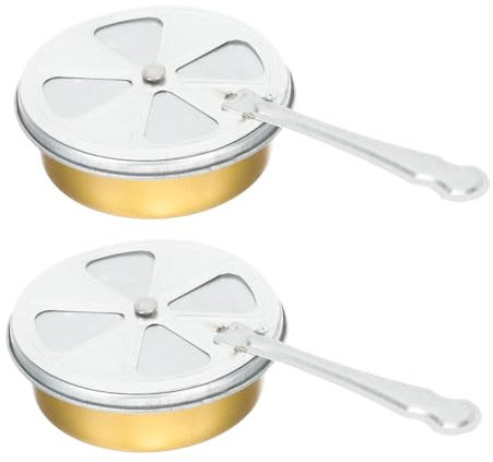 NAMOARLY 2sätze Edelstahl Hot Pot Mit Deckel Tragbarer Alkohol Ofen Für Outdoor Kochen Für Camping Und Grillen Leicht Zu Reinigen Bedienen