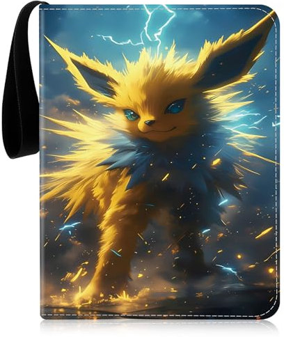 Lutandi Karten Sammelalbum mit 50 Seiten und 400 Karten Kapazität – Perfektes Sammelalbum für Karten, Sammelkarten Album, Geschenkidee für Kinder und Sammler C