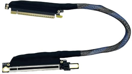 Illkjasfc PCIE 5.0 X16 Fast Speed Flexible Extender Extension Cable For GPU Graphics Card Extension Cord With 64GTs Bandwidth Fast Transmission