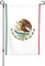 Drapeau du Mexique élégant pour toutes les saisons - Décoration extérieure - Pour patios et porches - Facile à installer