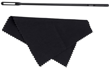 Flute Cleaner Care Cleaning Kits Flute Cleaning Rod Cloth Combination Set Practical Cleaner Polishing Cloths Flute Cleaning Kits Maintenance Tool