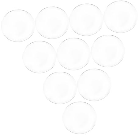 OUNONA 10 Stück Teiliges VR Acryl Linsen Bikonvex für VR Brillen Kompatibel mit Smartphone Tragbare Robuste Virtual Reality Gläser Ersatzlinsen