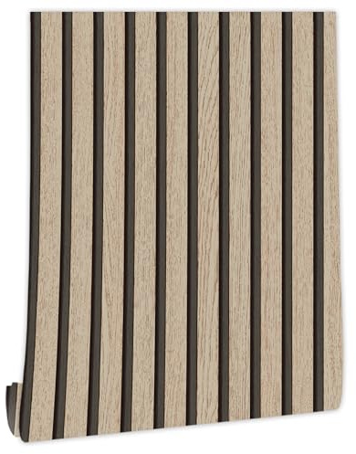 myforHD Papel Pintado Autoadhesivo Madera Vinilo Adhesivo Muebles Impermeable Removible 45cmx300cm Decoración de Paredes en Baño, Sala de Estar, Dormitorio, y Muebles de Cocina