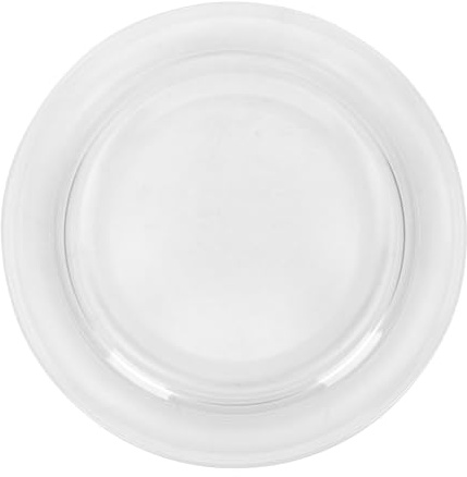 Angoily Hitzebeständige Glasdrehteller 27cm Mikrowellenzubehör Mikrowelle Ofenglas Drehteller Leicht zu Reinigen für Küchenmicrowelle