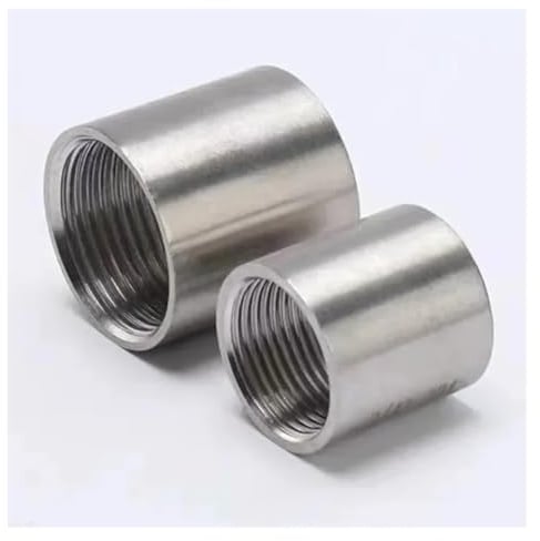1pc 304 Stainless Steel 1/81/41/23/8 3/4 1 1-1/4 1-1/2BSP Female Threaded Pipe Fittings water gas connector jointer(3/8)