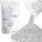 Hemway Glitter Paint Additive - Silver | Chunky Metallic Flakes for Adding Sparkle to Paints & Wood Varnish | Add to Emulsion, Acrylic & Latex for Indoor Sparkly Walls | 100 g