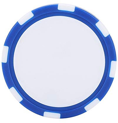 VGEBY1 Poker Chip, Ball Marker Lightweight Marker Level Ball Marker ABS Poker Chip Golfer Gift(Blue) Leisure Sports Golf