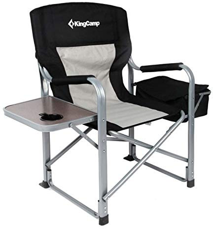 KingCamp Camping Falt Stuhl Klapp Sessel Garten Outdoor Kühl Tasche Tisch 150 kg