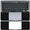 Vaxson 2 Pièces Film Protecteur, compatible avec HP Chromebook x360 12b-ca0000 12 Clavier Pavé Tactile Keyboard Touchpad Trackpad Protector Peau Couverture [pas en Coque Case ]