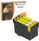 D&C 3X Gelb Druckerpatronen Kompatibel für Epson 604XL 604 XL für Epson Expression Home XP-2205 XP-2200 XP-3200 XP-3205 XP-4200 XP-4205 Workforce WF-2910 WF-2930 WF-2935 WF-2950
