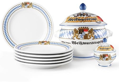 Seltmann Weiden Compact Bayern Weißwurst Set 8tlg
