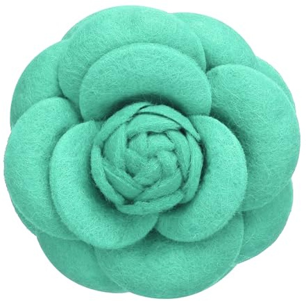 PATIKIL Camellia Blumenbroschen, Vintage Stoffblumenbroschen handgefertigte florale Anstecknadeln für Damen Hut Kleid Hemd Krawatte