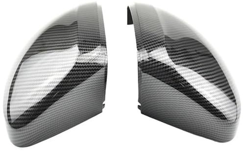 Spiegelkappen Für VW Für Tiguan L Allspace 2017 2018 2019 2020 2 Stück Seitenspiegelkappen Abdeckung Carbon Look Spiegelkappen, DNZWYNSM01