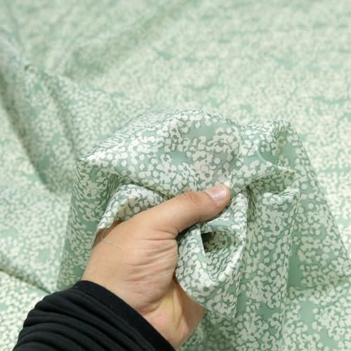 TOLKO Futterstoff Meterware Futter-Taft | Blickdicht knitterarm | universal Stoff Dekostoff Kleiderstoff Hochzeitsstoff Kostümstoff | Stoffe zum Nähen Meterware Dekorieren (Frühling)