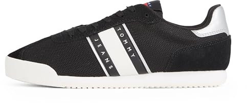 Tommy Hilfiger Runner Sneaker Mujer Profile Low Top, Negro (Black), 39