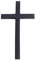 HOBBIESAY 9.84x5.51 Zoll Schwarzes Holzkreuz Zum Aufhängen An Der Wand Kreuzdekoration Katholisches Kruzifix Wandkreuz Wanddekoration Kreuzornament Für Zuhause Party Geschenk Meditationsdekor
