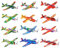 Geaanen 12 Stück Styroporflieger Kinder, Styropor Flugzeuge für Kinder, Flugzeug Styropor Kindereignen Sich Perfekt Als Mitgebsel für Kindergeburtstage