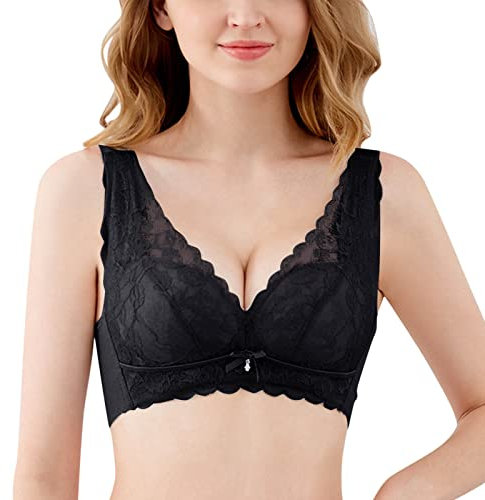 TYUIOP Running Bras Women Halter Neck Tops for Women UK Lace Bralette Push Up Bra Inserts G Cup Wireles Bra Sports High Impact Padded Multipack