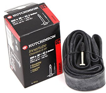 HUTCHINSON - Cámara de aire - Estándar - Cámara de aire - Resistencia y resistencia a los pinchazos - Bicicleta de carretera - Válvula Presta - 0,9 mm de espesor - 32 MM - 14 x 1,75-2,35