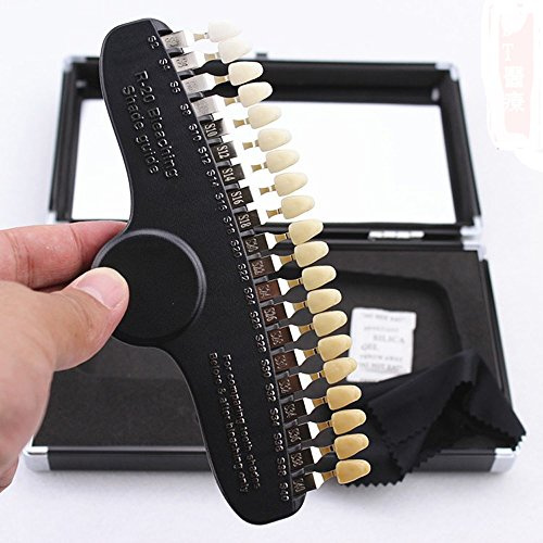 BESY Professional 3D R-20 - Guida per sbiancamento dei denti dentali per dentisti, monitoraggio dello sbiancamento dei denti, guida con 20 colori