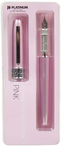 Platinum Plaisir Rose Stylo plume F