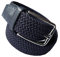 LisaModa Herren Stretch Flechtgürtel LM1000 Stretchgürtel Stoffgürtel Viele Farben (Blau, 100-125)