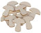 Holz Pilze - 1-10cm Streudeko Basteln Deko Tischdeko, Größe:Pilze 10cm, Pack mit:10 Stück