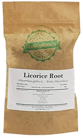 Herba Organica Racine de Réglisse Tisane - Glycyrrhiza Glabra L - Licorice Root (50g)