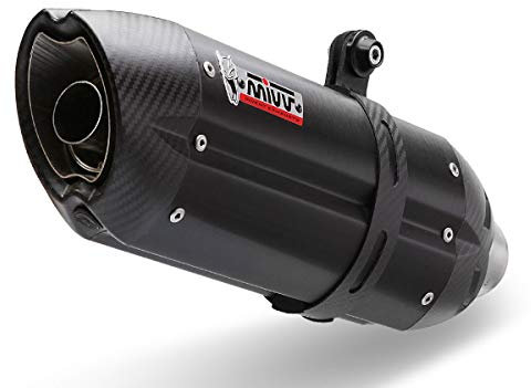 Pot d'échappement complet 1 x 1 Mivv son acier noir 125 Duke 2011-2016
