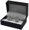 CWYPB Herren Manschettenknöpfe, Persönlichkeit Eule Manschettenknöpfe Französisch Hemd Manschettenknöpfe mit Geschenkbox für Business Hochzeitsanzug Geschenke