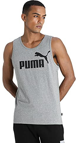 PUMA Herren ESS Tank Tanktop, Medium Gray Heather, XXL