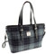 TARTAN TWEEDS Harris Tweed Große Tragetasche Spey LB1028, Col95, 30cm H x 43cm W x 10cm D.