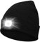 Abbicen Beanie Hat with Light Unisex Winter Headlight Hats LED USB Rechargeable Torch Cap Headlamp Flashlight Head Gift for Women Men