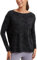 CRZ YOGA Damen Pima Baumwolle Sport Langarmshirt Fitness Yoga Langarm Leichte Shirt Longsleeve Lässig Oberteile Der Rauchtintennebel 42
