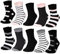 Occulto Chaussettes pour femme (10 Paires) Multicolores en Coton, Chaussettes pour femmes douces avec rayures et motifs, chaussette femme fille colorées Rose 39-42