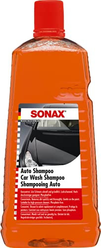 SONAX Shampooing auto (2 litres) concentré, nettoyage rapid et protection de peinture automobile sans phosphate | Réf: 03145410-810