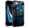 FJyuanqi for iPhone SE 2022/2020 Case Men Boys, Cool Blue Dragon Design Heavy Duty Shockproof Hard Plastic Bumper +Soft Silicone Rubber Protective Case for iPhone 7/8/6/6s/SE 3rd 2nd Generation