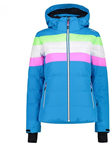 CMP Damen Hoodie Zip Jacke, Turchese, 36