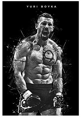 MOIT Undisputed Yuri Boyka Leinwand-Poster, Schlafzimmer, Dekoration, Sport, Landschaft, Büro, Raumdekoration, Geschenk, ohne Rahmen, 40 x 60 cm