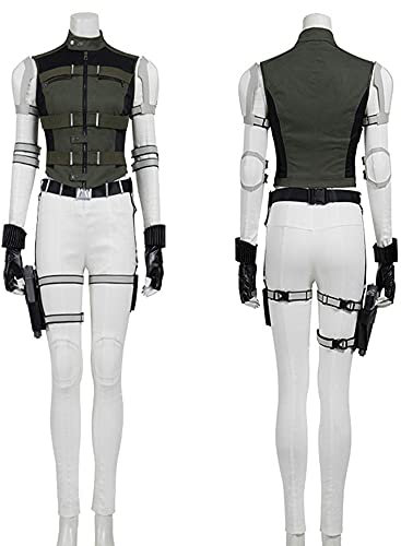Yelena Belova Cosplay Kampfanzug Jacke Weste Erwachsene Frauen Widow Natasha Romanoff Kostümzubehör Perücke (Stil 5, Medium)