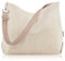 Prite Shopper Tasche Damen Groß Cord Tasche Tote Bag mit Verstellbarem Schultergurt für College Schule Arbeit Reisen Einkaufen（Beige）