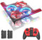 B2 Drohne für Kinder, RC Schaumstoff Flugzeug mit LED Lichter, Indoor Quadrocopter mit 3D Flips, Kopflosem Modus, Höhenhaltung und 2 Akkus, Spielzeug Geschenke für Jungen Mädchen Anfänger