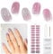 DUKASOU Semi Cured Gel Nail Strips - 22 PCS No UV Light Needed, Stickers Set, Wraps, Salon Quality Polish (Motifs)