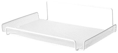Yofsza Floating tv Regal Schrank, Floating Regal Wandhalterung Multimedia Wandregal TV Rack Wandmontierte TV-Regale HiFi-Racks für PS4 Kabelbox DVD-Player Spielkonsole(Wit)