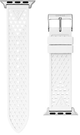 Correa de silicona blanca de 38-40 mm para Apple Watch, blanco, talla única, Moderno