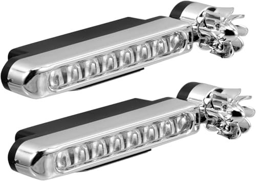 TGYHUJIK 2pcs LED-Tagfahrlicht Zusatzscheinwerfer Vorn für Audi Q5 80A 2017-2025 Laufende Scheinwerfer Dekorativ Front Zusatzlicht 8 helle LED,A-White